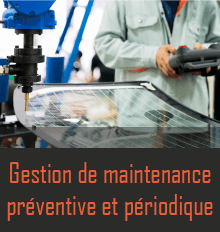 TPM and preventive maintenance on a tablet